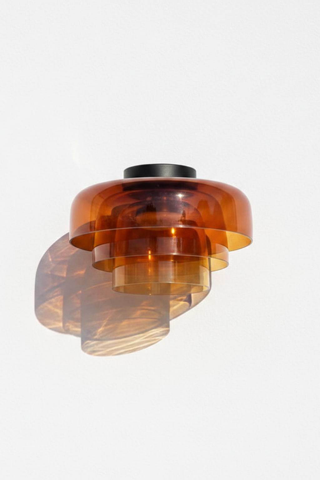 Glass Multi-Layer Cake Sconce Ceiling Light