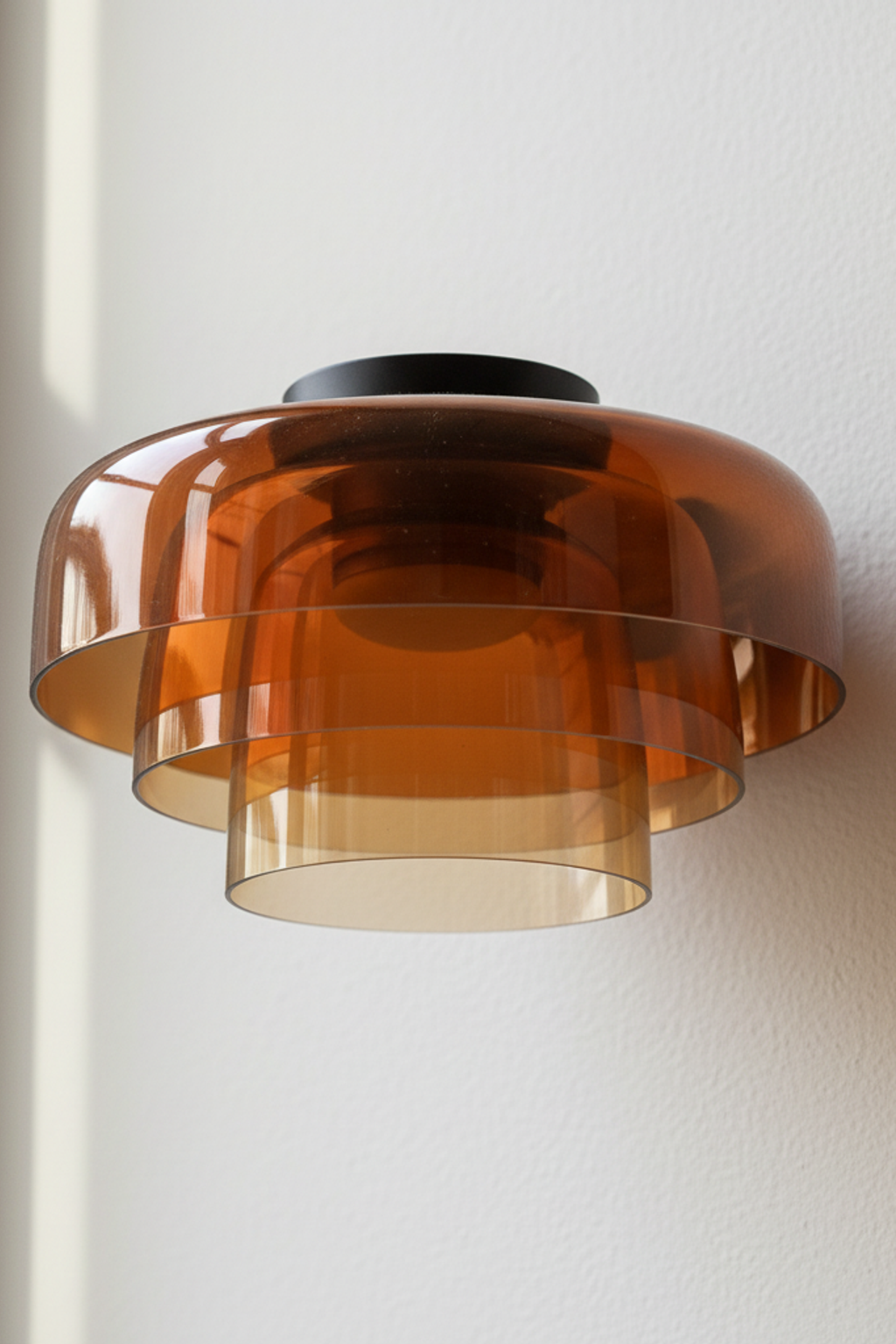 Glass Multi-Layer Cake Sconce Ceiling Light