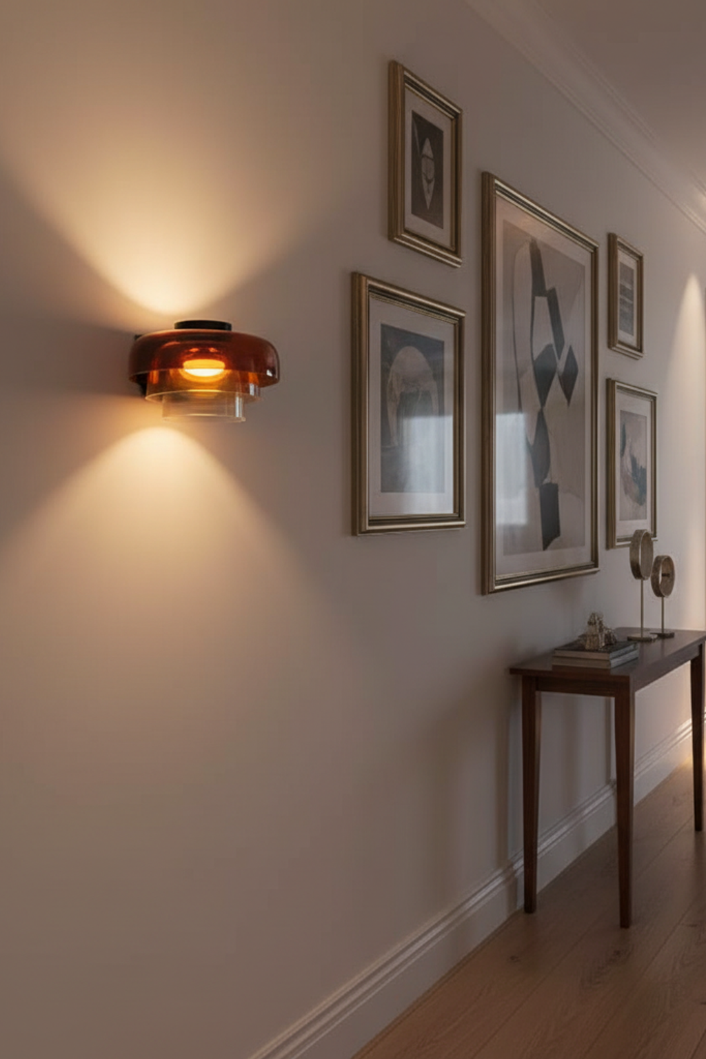 Glass Multi-Layer Cake Sconce Ceiling Light