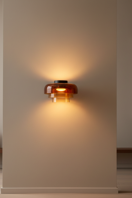 Glass Multi-Layer Cake Sconce Ceiling Light