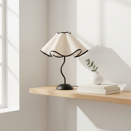 H39 Miho Pleated S Table Lamp