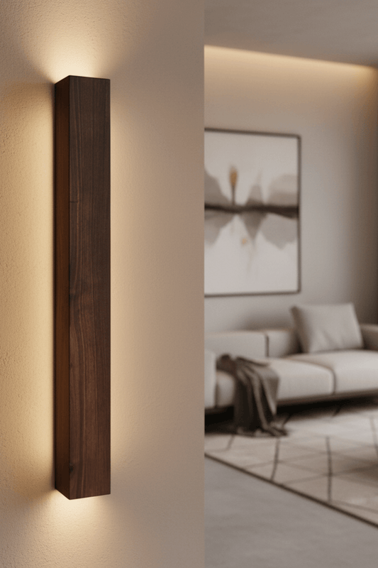 H93 Wooden Wall Sconce