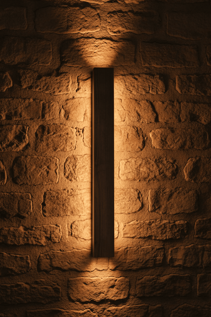 H93 Wooden Wall Sconce