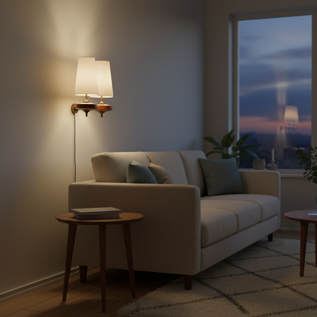 Hour Rho Twin Wall Sconce