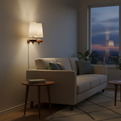 Hour Rho Twin Wall Sconce