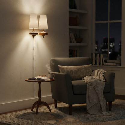 Hour Rho Twin Wall Sconce
