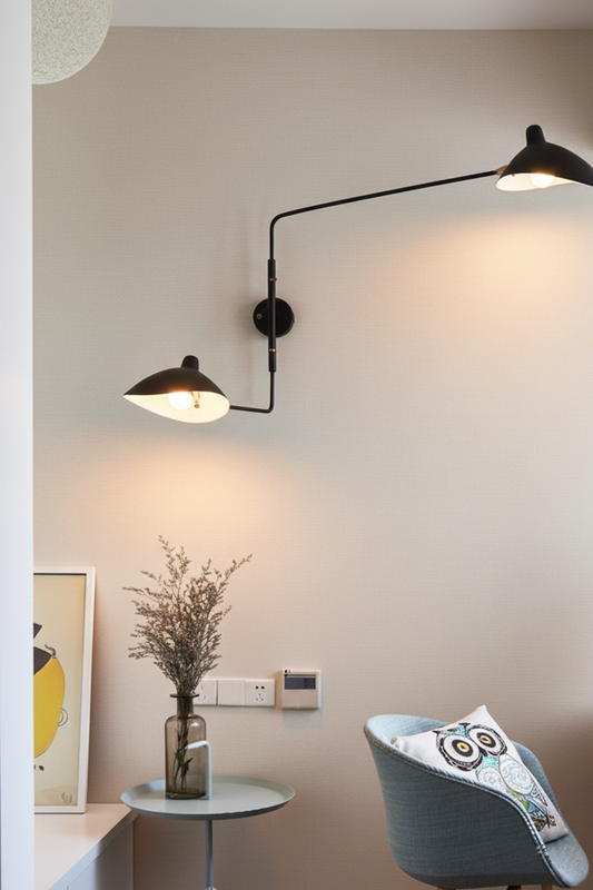 Industrial Iron Wall Sconce