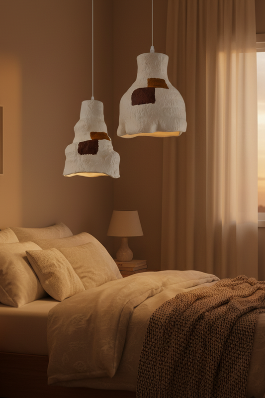 Izumi｜wabi-Sabi Style Artist Series Pudding Pendant Light for Kitchen