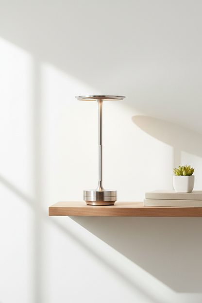 Japanese Ambient Turn - Aluminum USB Rechargeable LED Cordless Table Lamp for Dining Room