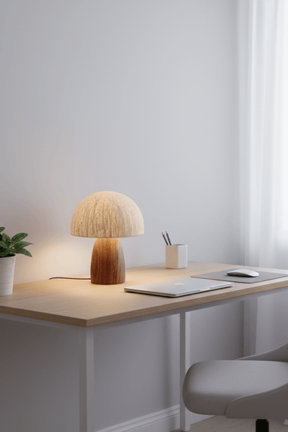 Junko Japanese Handmade Mushroom Table Lamp