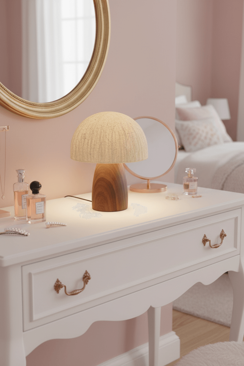Junko Japanese Handmade Mushroom Table Lamp
