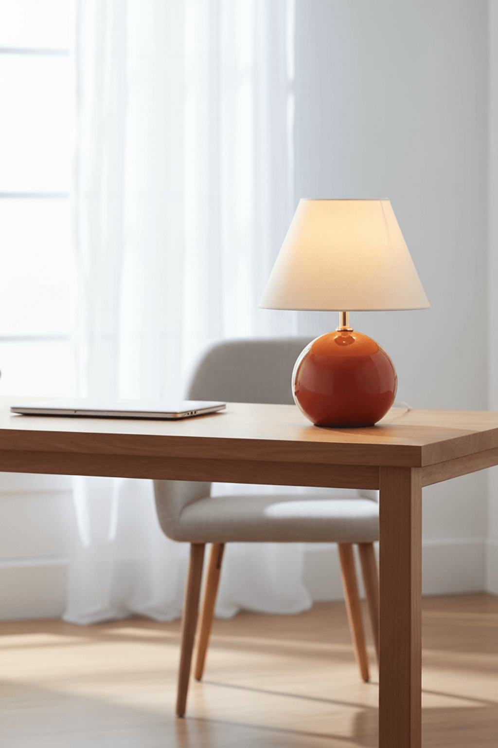 Kayo Cream Ceramic Mushroom Table Lamp