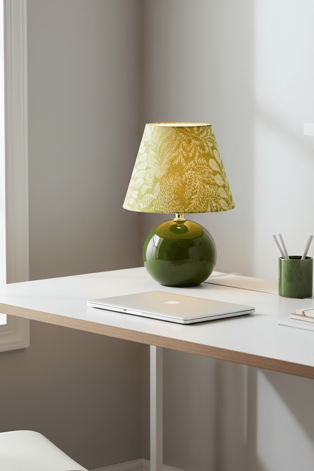 Kayo Moss Ceramic Mushroom Table Lamp
