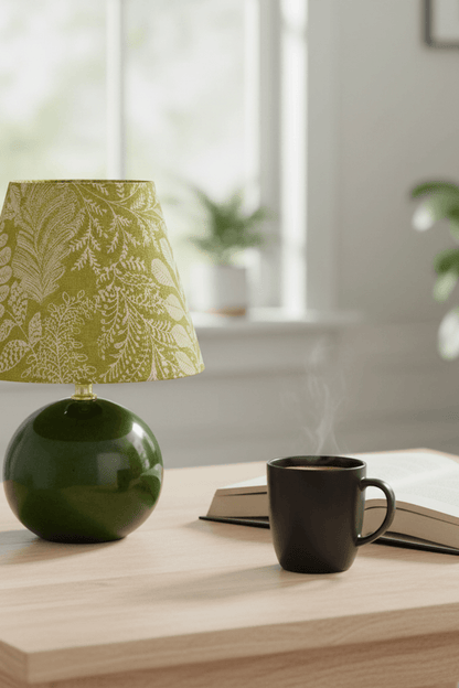 Kayo Moss Ceramic Mushroom Table Lamp