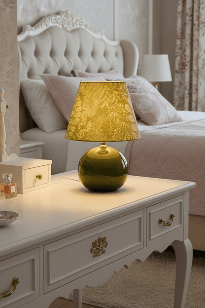 Kayo Moss Ceramic Mushroom Table Lamp
