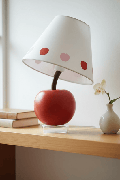 Leaning Apple Table Lamp