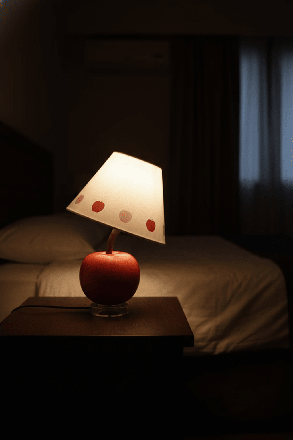 Leaning Apple Table Lamp