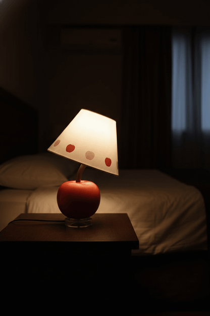 Leaning Apple Table Lamp