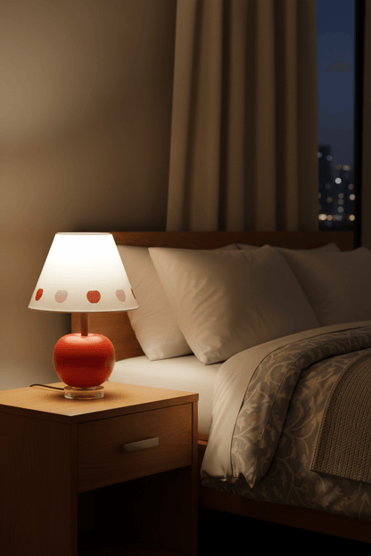 Leaning Apple Table Lamp