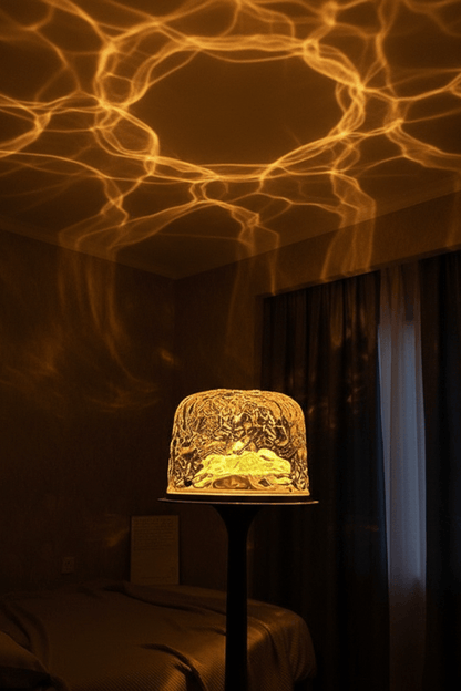 LED Water Ripple Atmosphere Projector Lamp for Living Room
