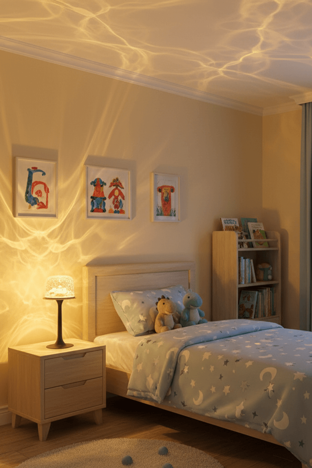 LED Water Ripple Atmosphere Projector Lamp for Living Room