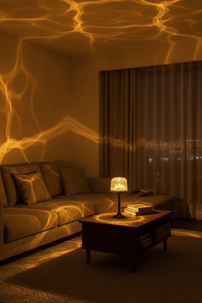 LED Water Ripple Atmosphere Projector Lamp for Living Room