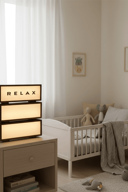 LED Wooden Acrylic Message Night Light for Living Room
