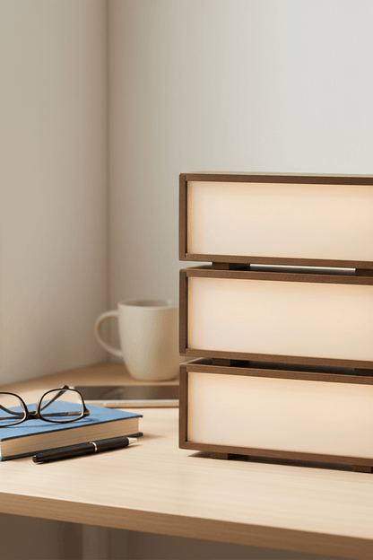 LED Wooden Acrylic Message Night Light for Living Room