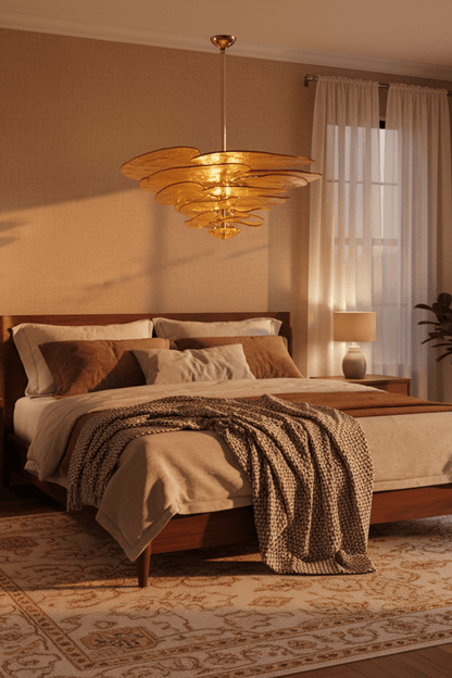 Lilypad Glass Chandelier Pendant Light