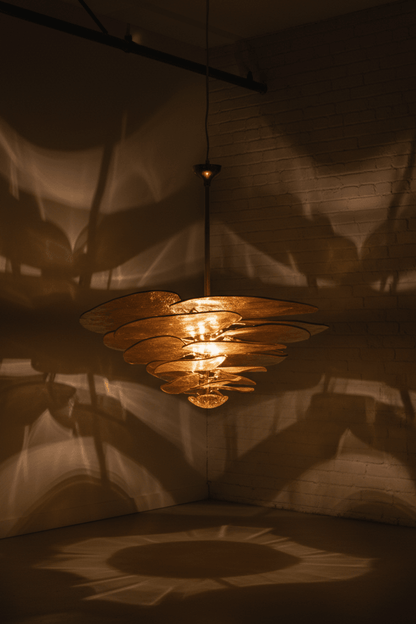 Lilypad Glass Chandelier Pendant Light