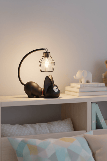 Mini Resin Cat LED Night Lamp for Bedroom