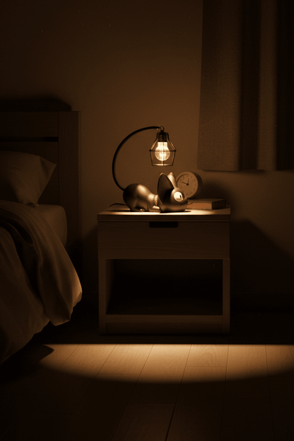 Mini Resin Cat LED Night Lamp for Bedroom