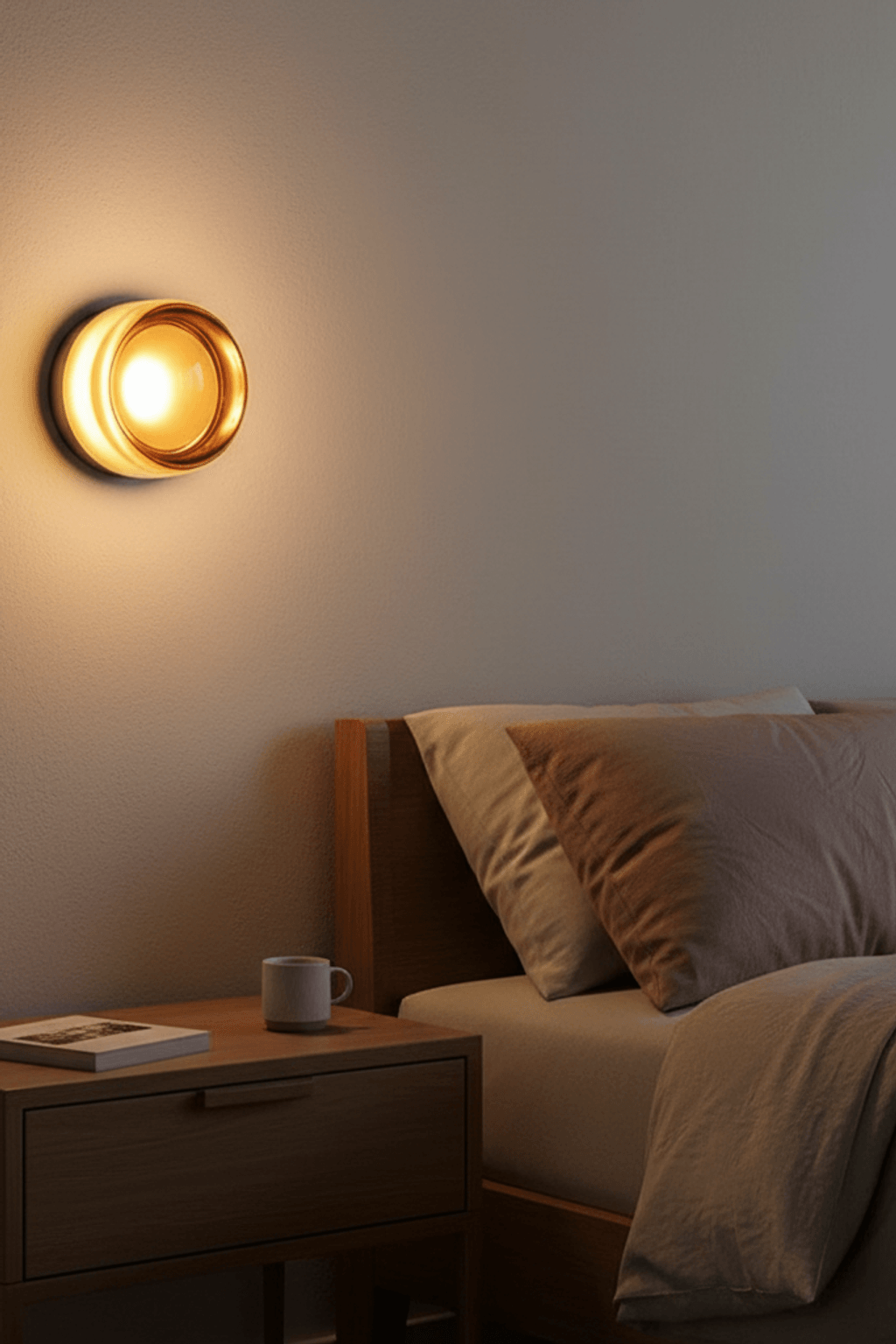 Minimalist Acrylic LED Wall Sconce for Living Room