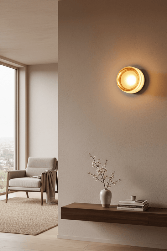 Minimalist Acrylic LED Wall Sconce for Living Room