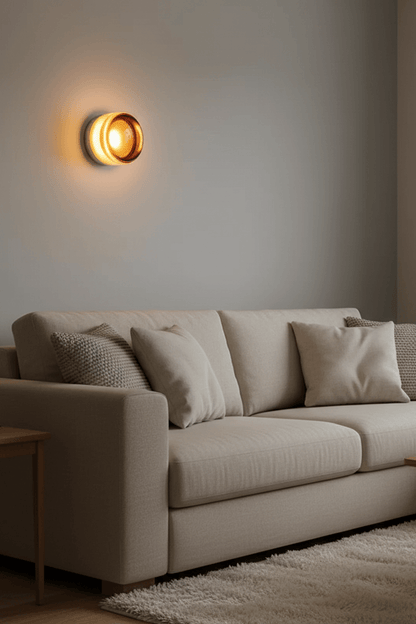 Minimalist Acrylic LED Wall Sconce for Living Room