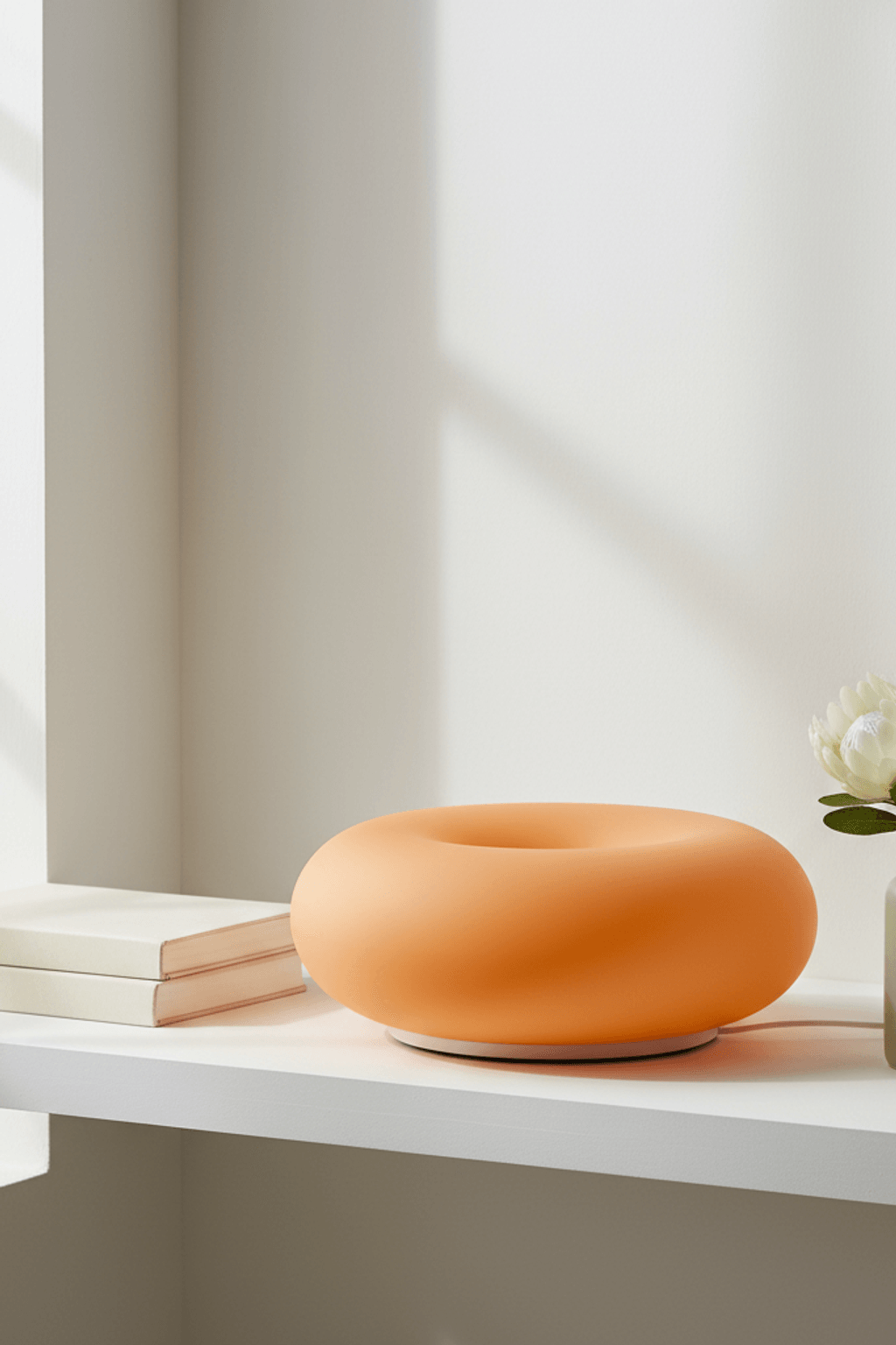 Modern Bauhaus Donut Touch & Remote Control Table Lamp for Living Room