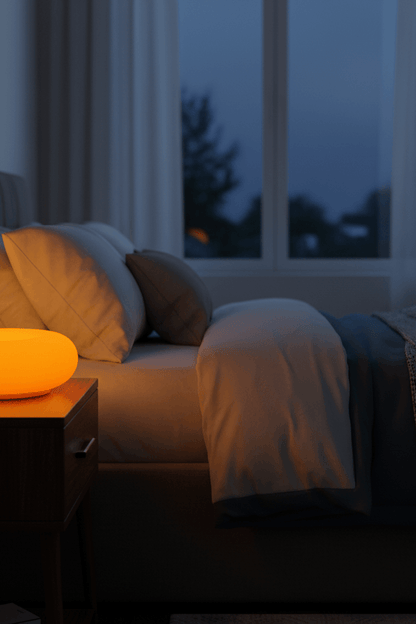Modern Bauhaus Donut Touch & Remote Control Table Lamp for Living Room