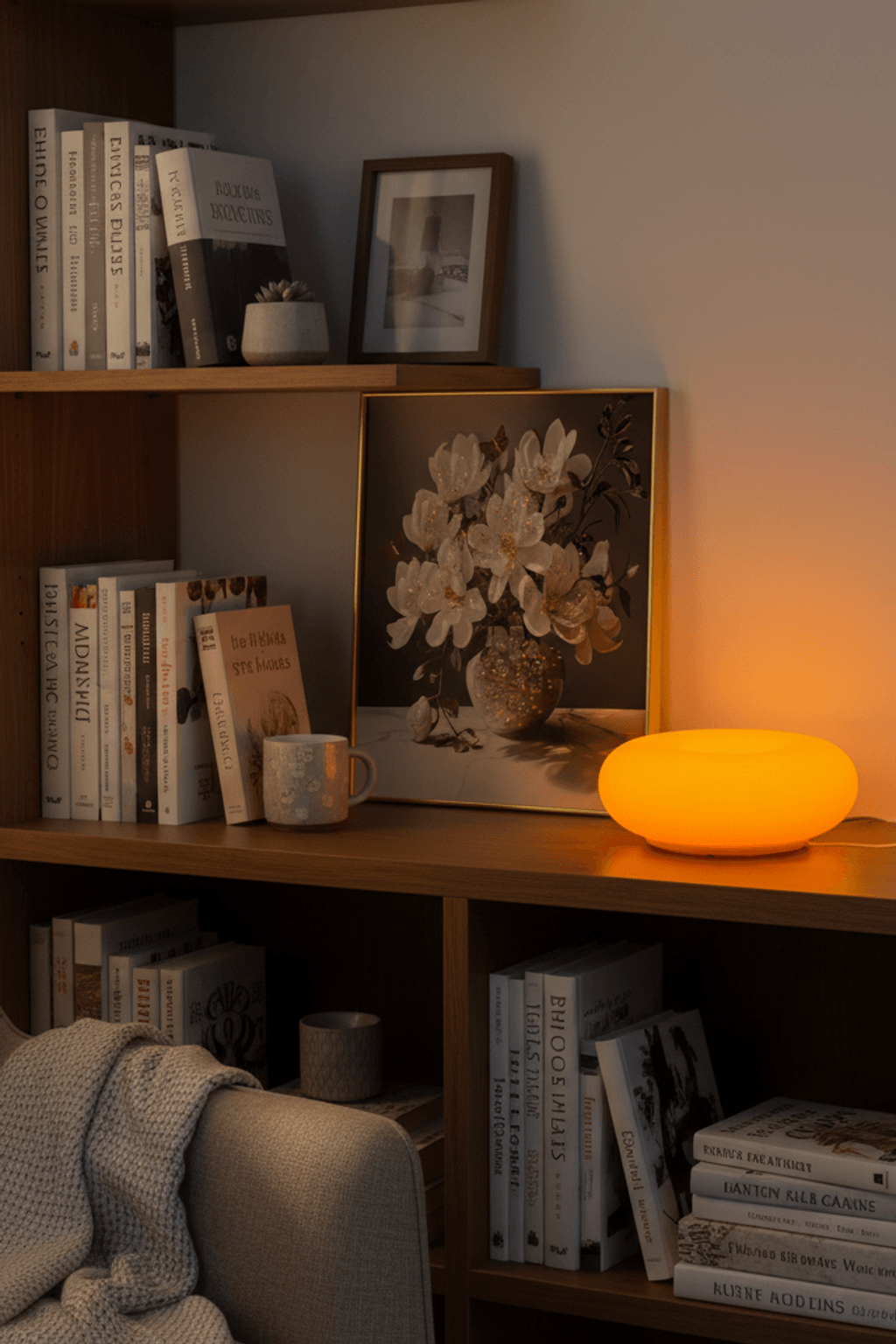 Modern Bauhaus Donut Touch & Remote Control Table Lamp for Living Room