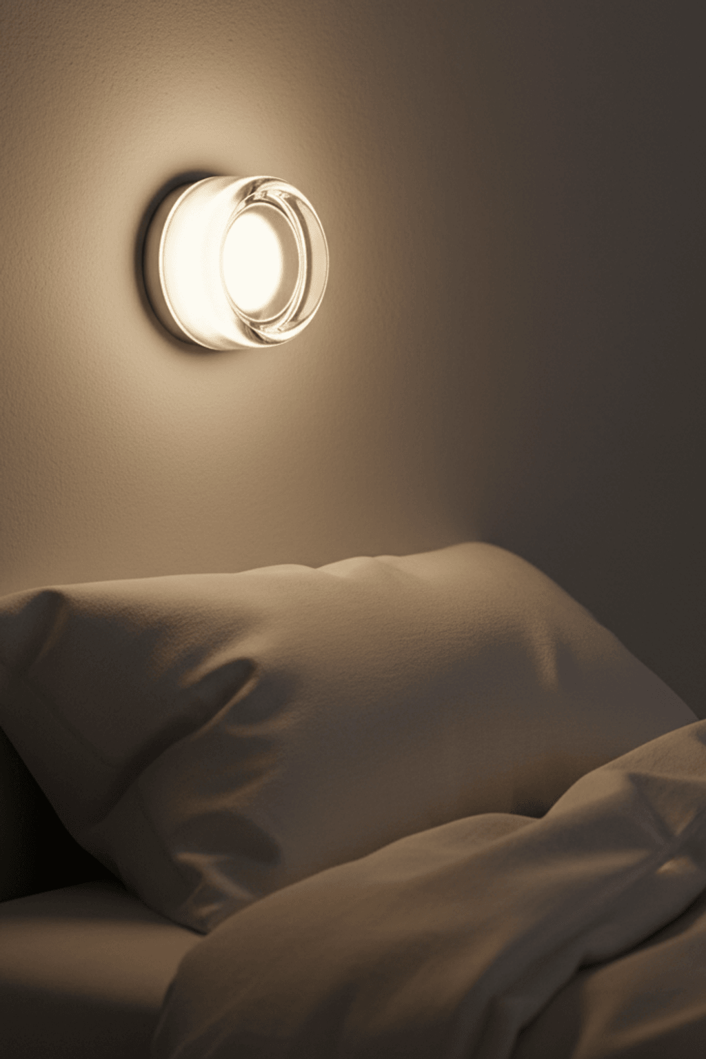 Modern Round 3-Color LED Wall Sconce for Living Room