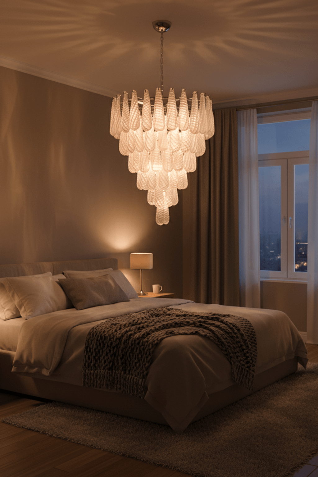 Murano Drop Chandelier Pendant Light