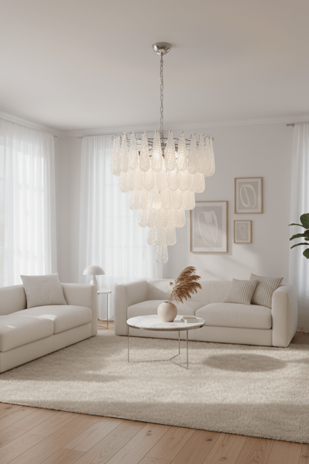 Murano Drop Chandelier Pendant Light