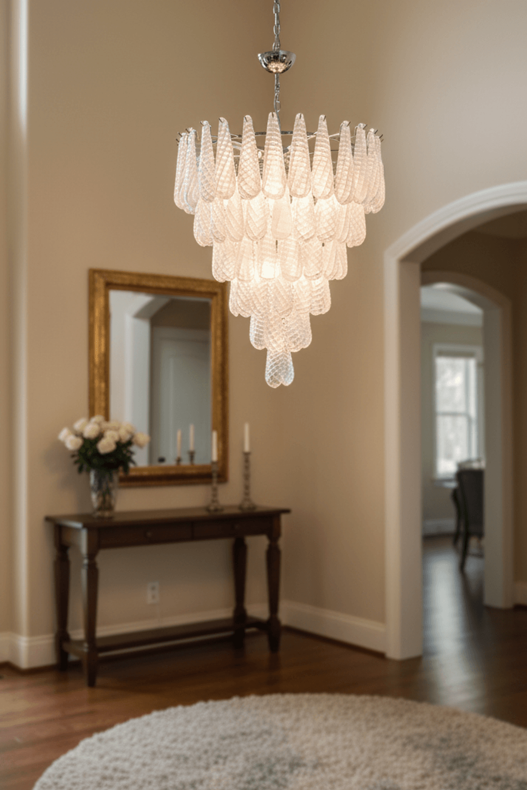 Murano Drop Chandelier Pendant Light