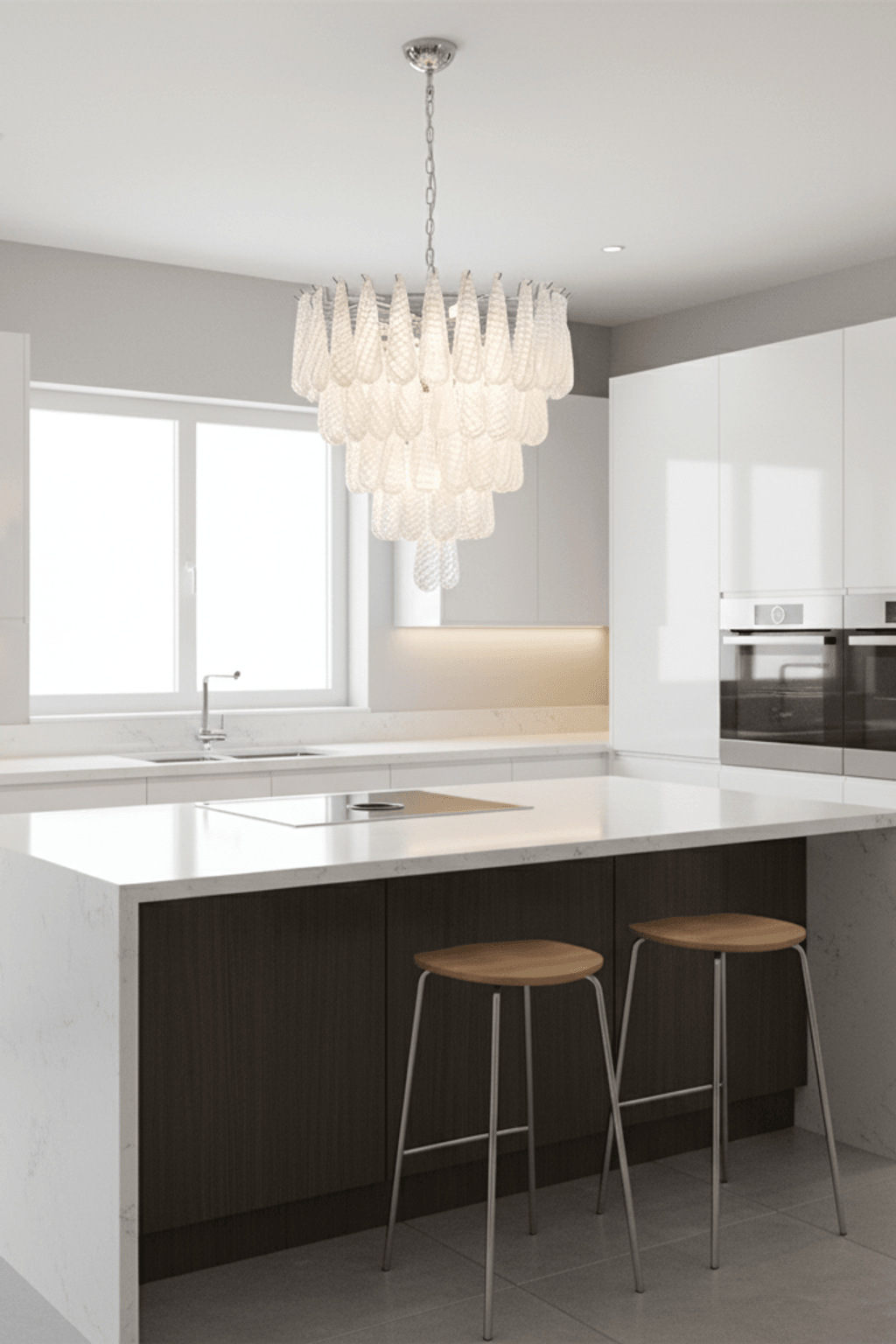 Murano Drop Chandelier Pendant Light