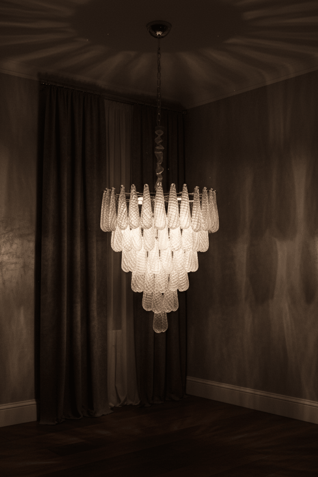 Murano Drop Chandelier Pendant Light