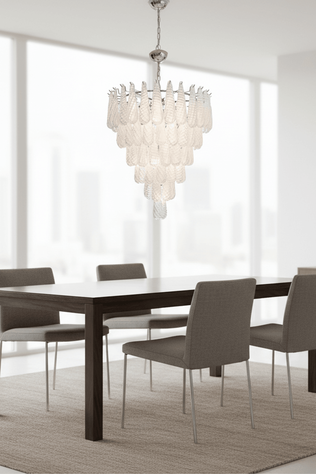 Murano Drop Chandelier Pendant Light