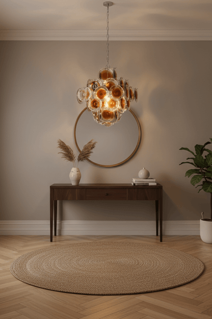 Murano W57 Dimple Glass Chandelier / Pendant Light