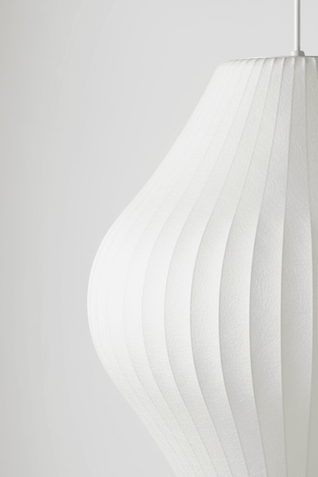 Pear Bubble Silk Pendant Light