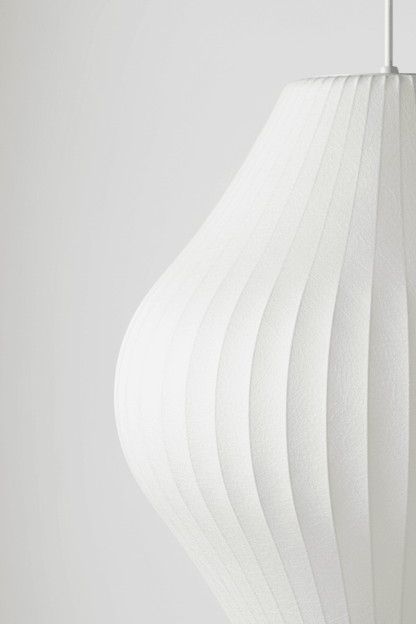 Pear Bubble Silk Pendant Light