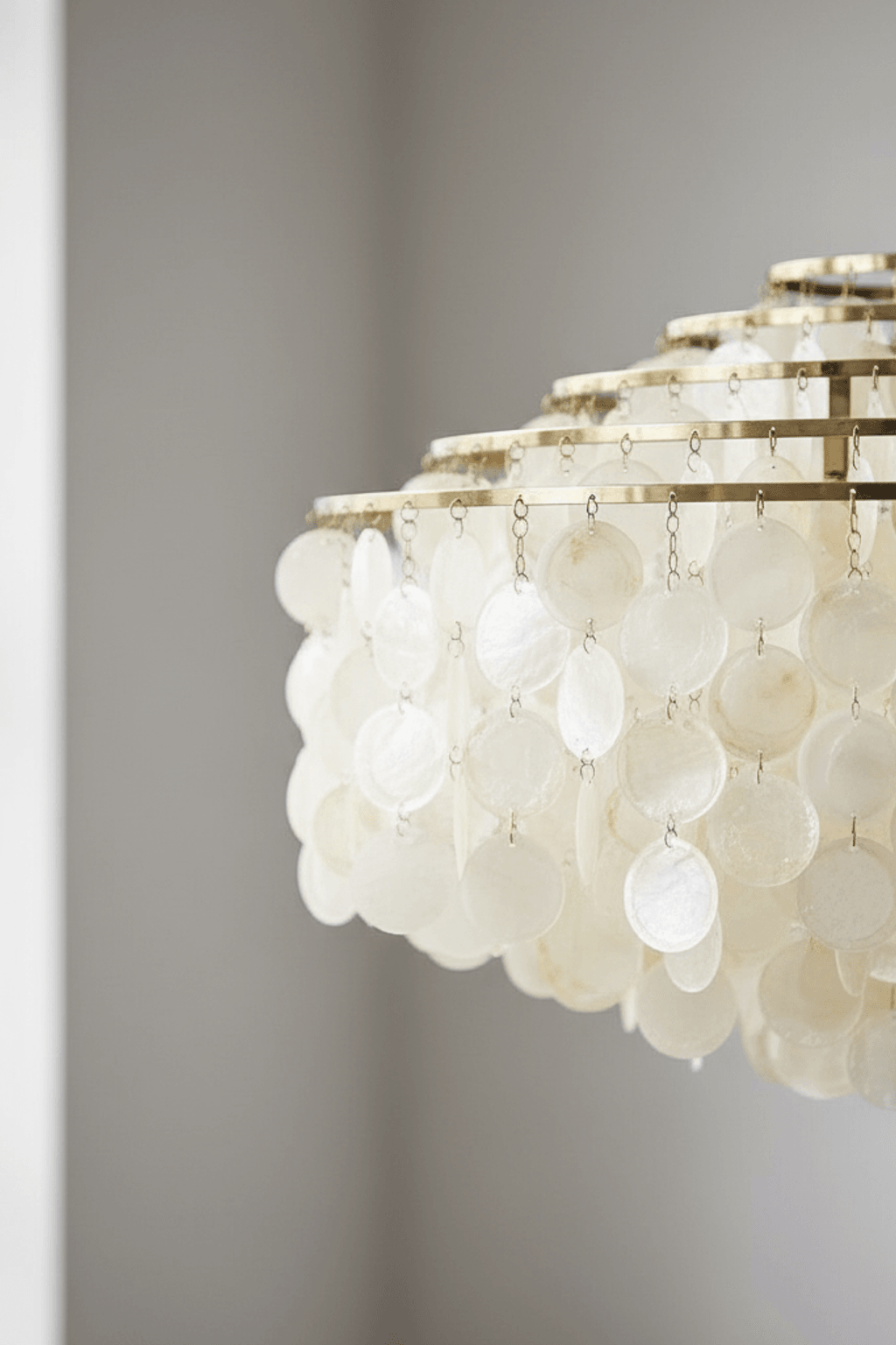 Postmodern Fun Handmade Shell Pendant Light