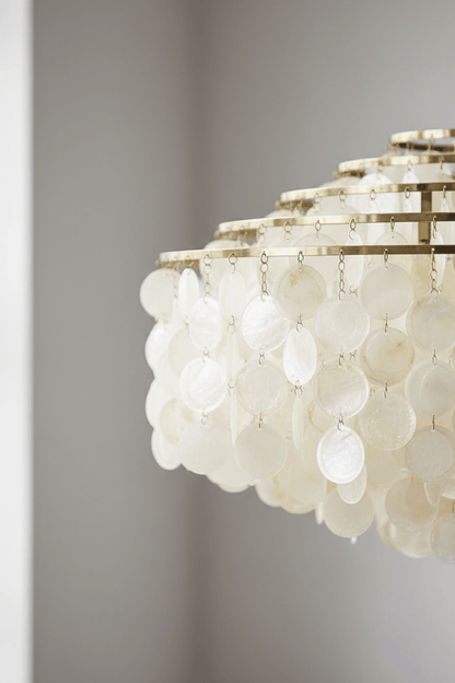 Postmodern Fun Handmade Shell Pendant Light
